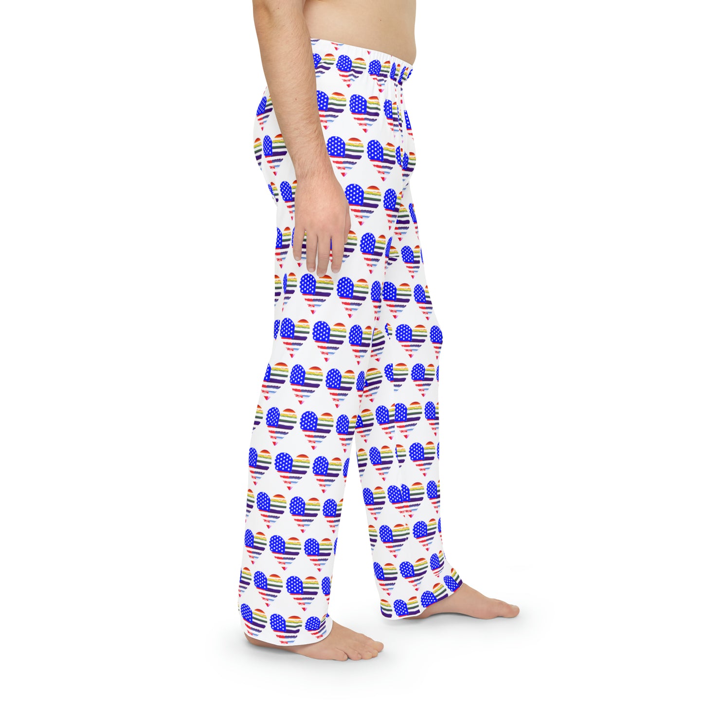 USA/LGBT+ Heart - Pajama Pant