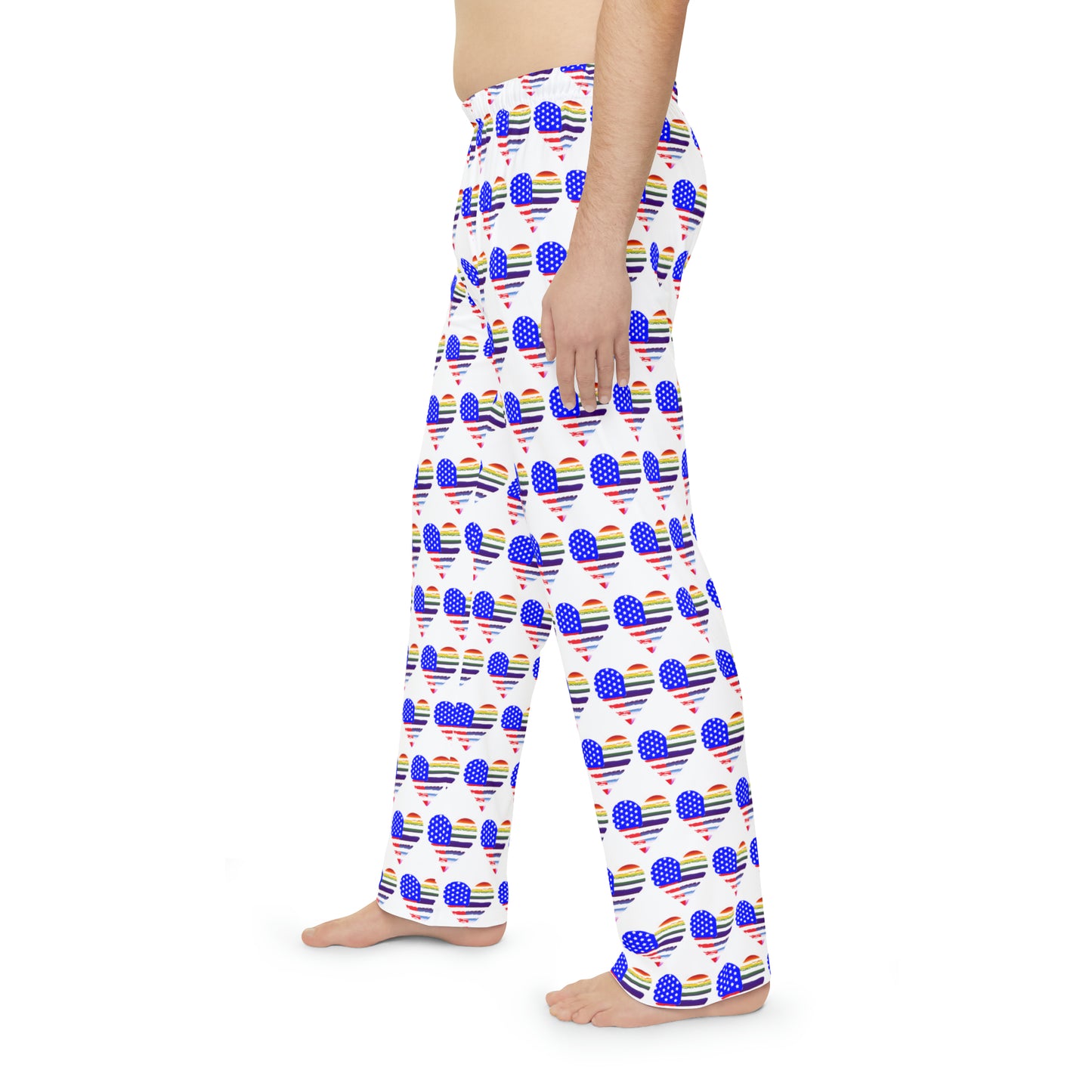 USA/LGBT+ Heart - Pajama Pant