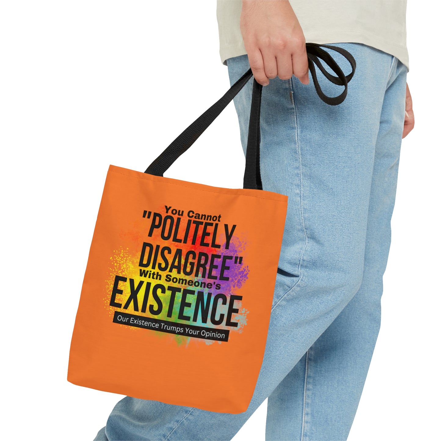 Existence Trumps Opinion Tote Bag (AOP)