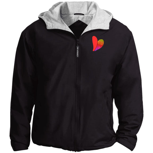 Rainbow Glitter Heart Team Jacket