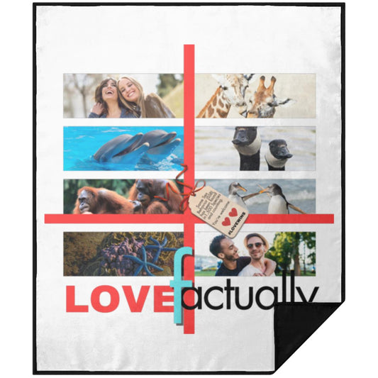 LOVE factually 50x60-inch Picnic Blanket