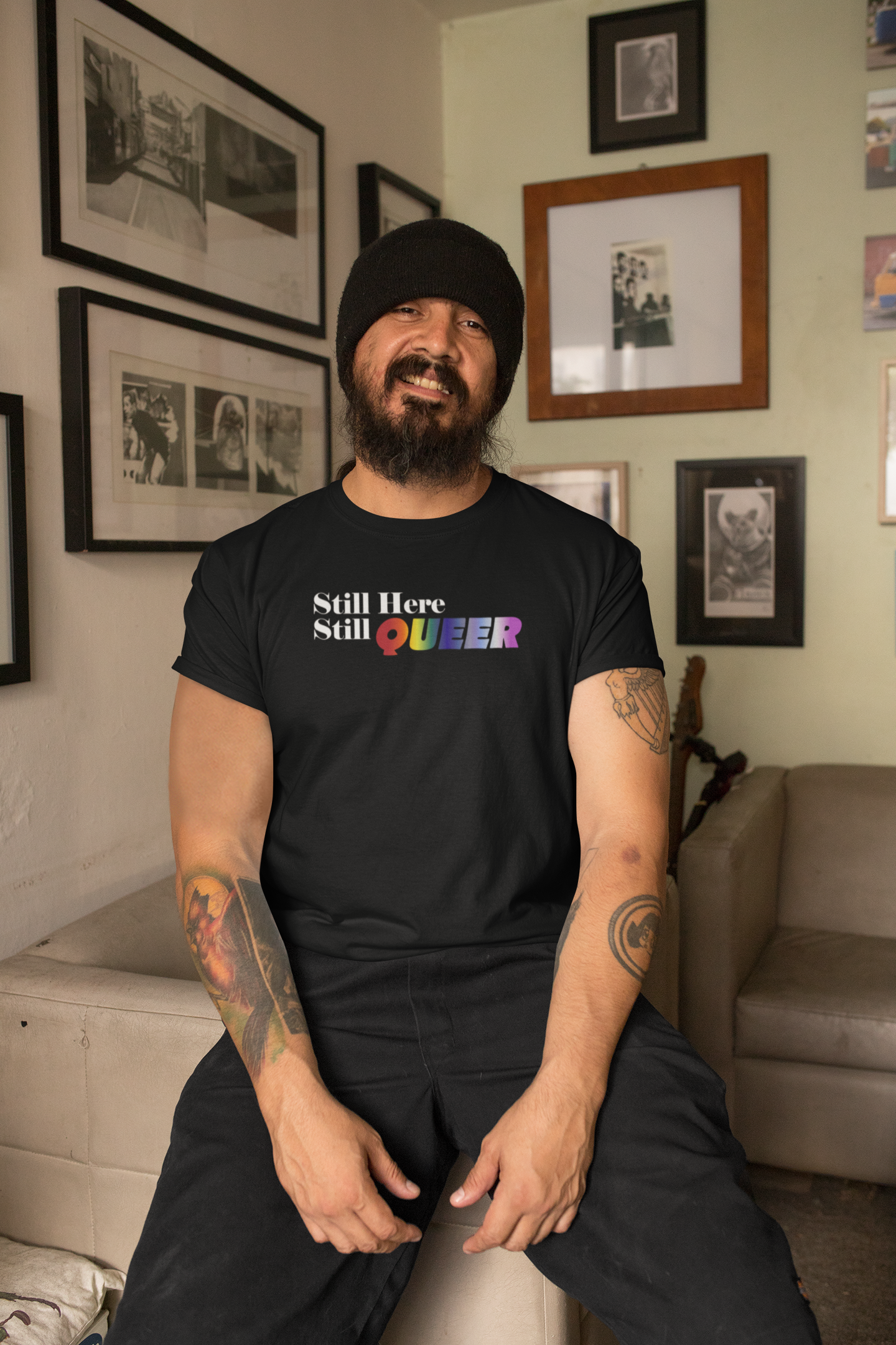 Still Here Still Queer - Unisex Garment-Dyed T-shirt