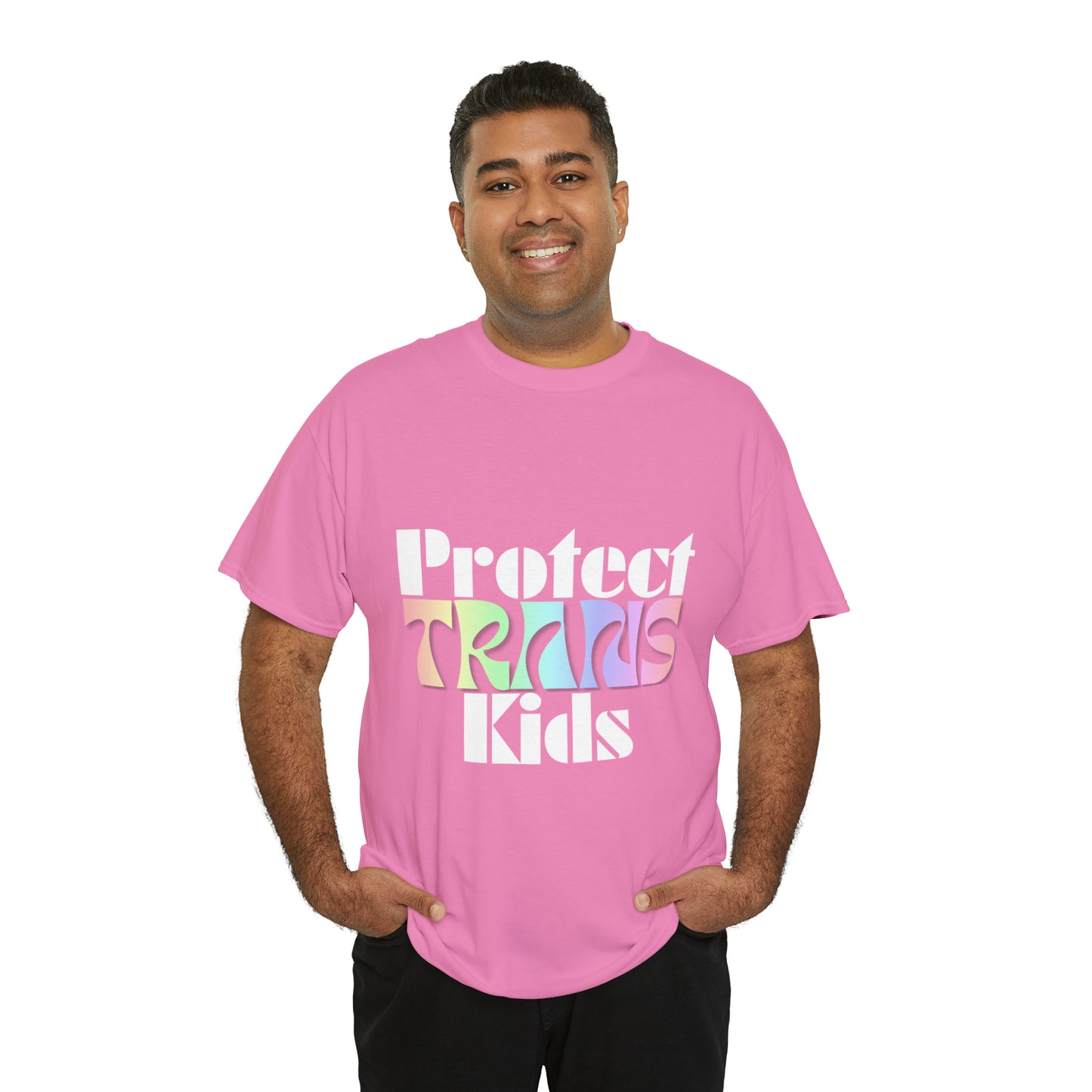 Protect TRANS Kids - Dark Color Cotton Tee