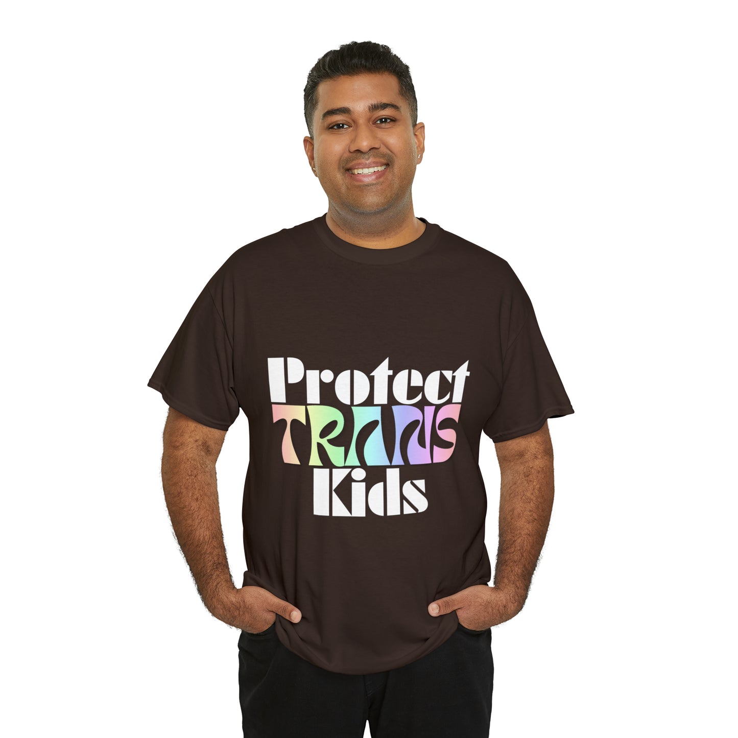 Protect TRANS Kids - Dark Color Cotton Tee