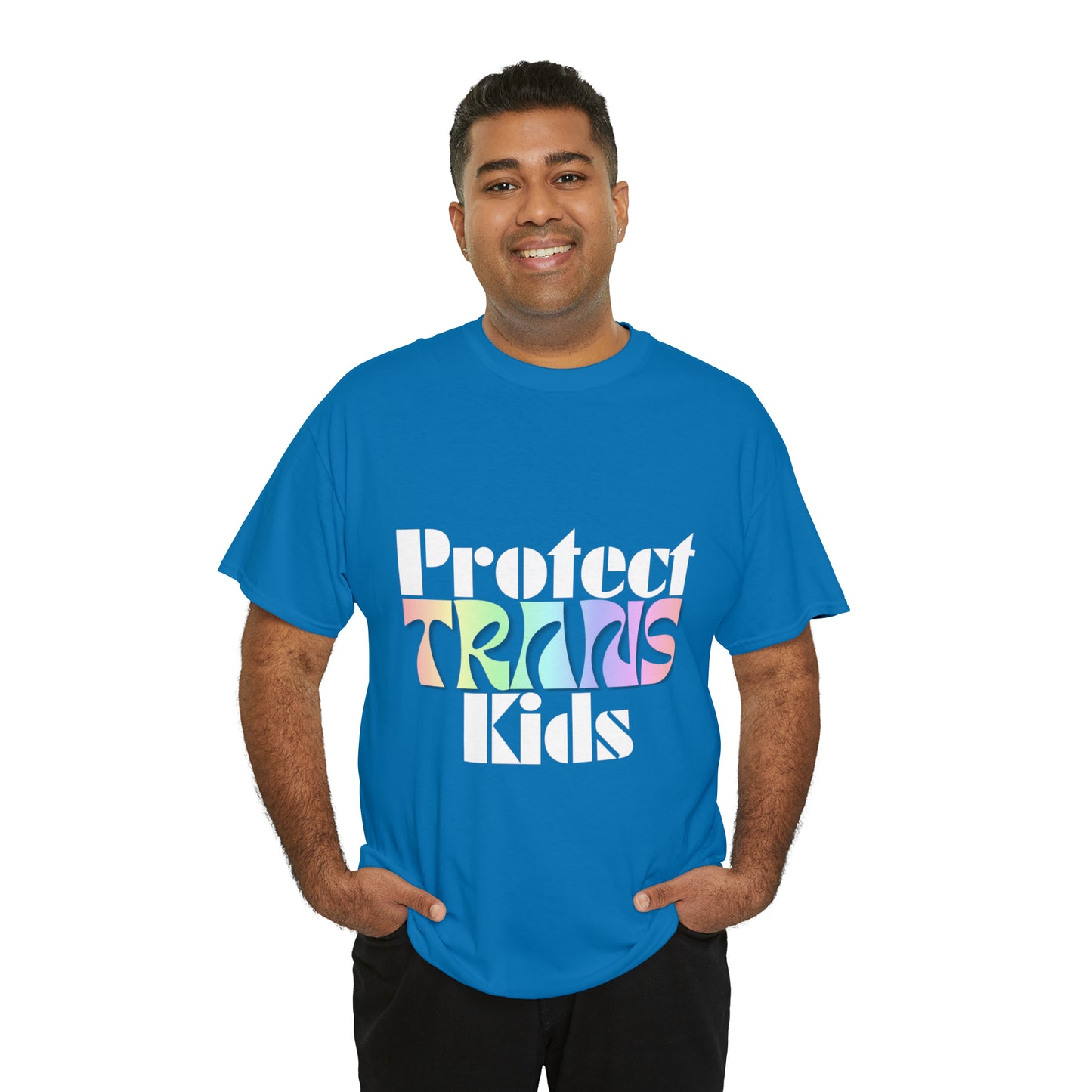 Protect TRANS Kids - Dark Color Cotton Tee