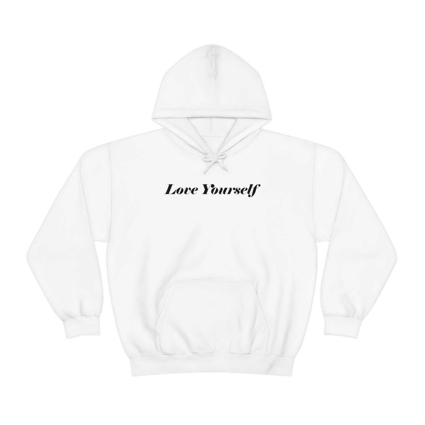 Love Yourself - Dear Human behind me. - Unisex Heavy Blend™ Hooded Sweatshirt