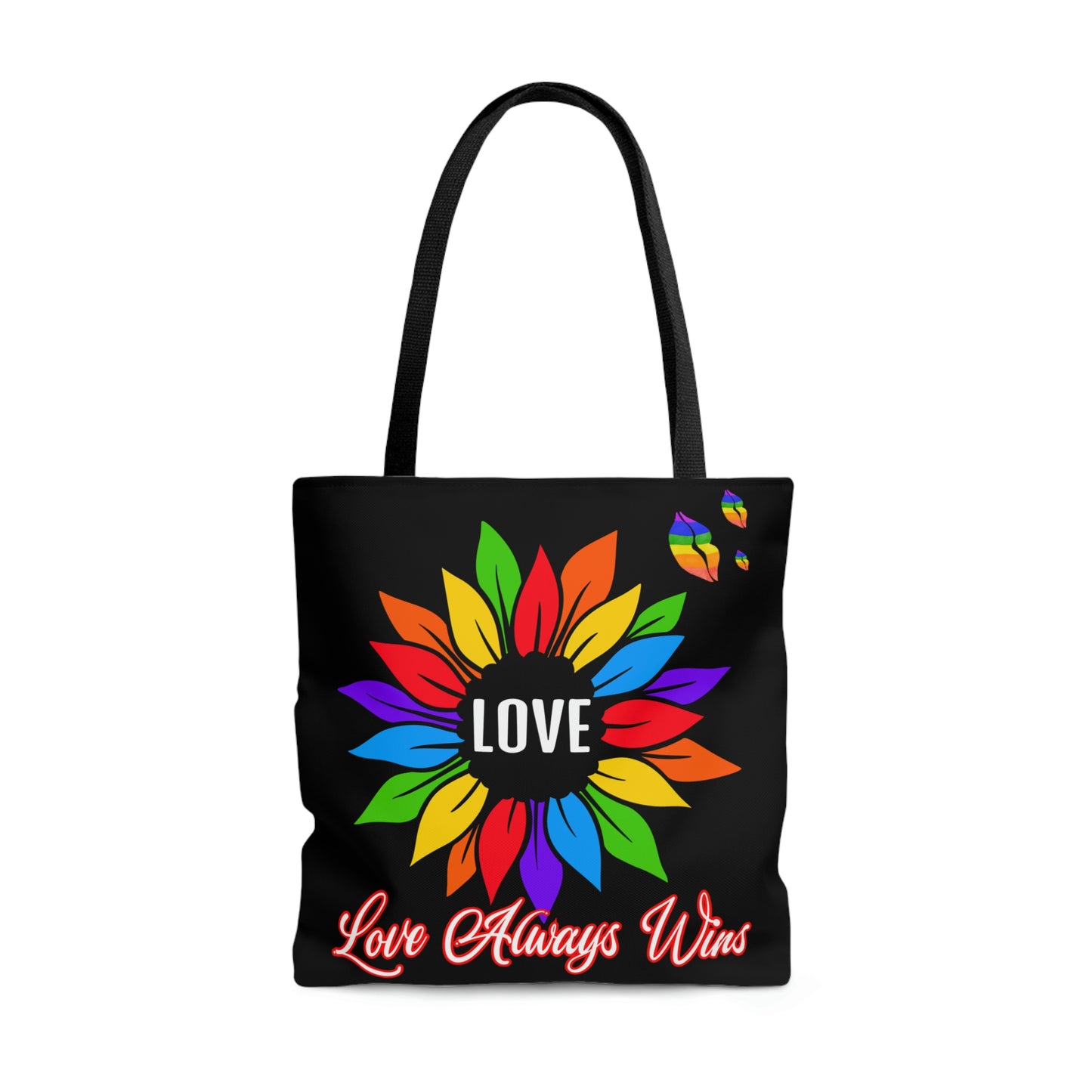 Love Always Wins - Traditional Rainbow - Tote Bag (AOP)