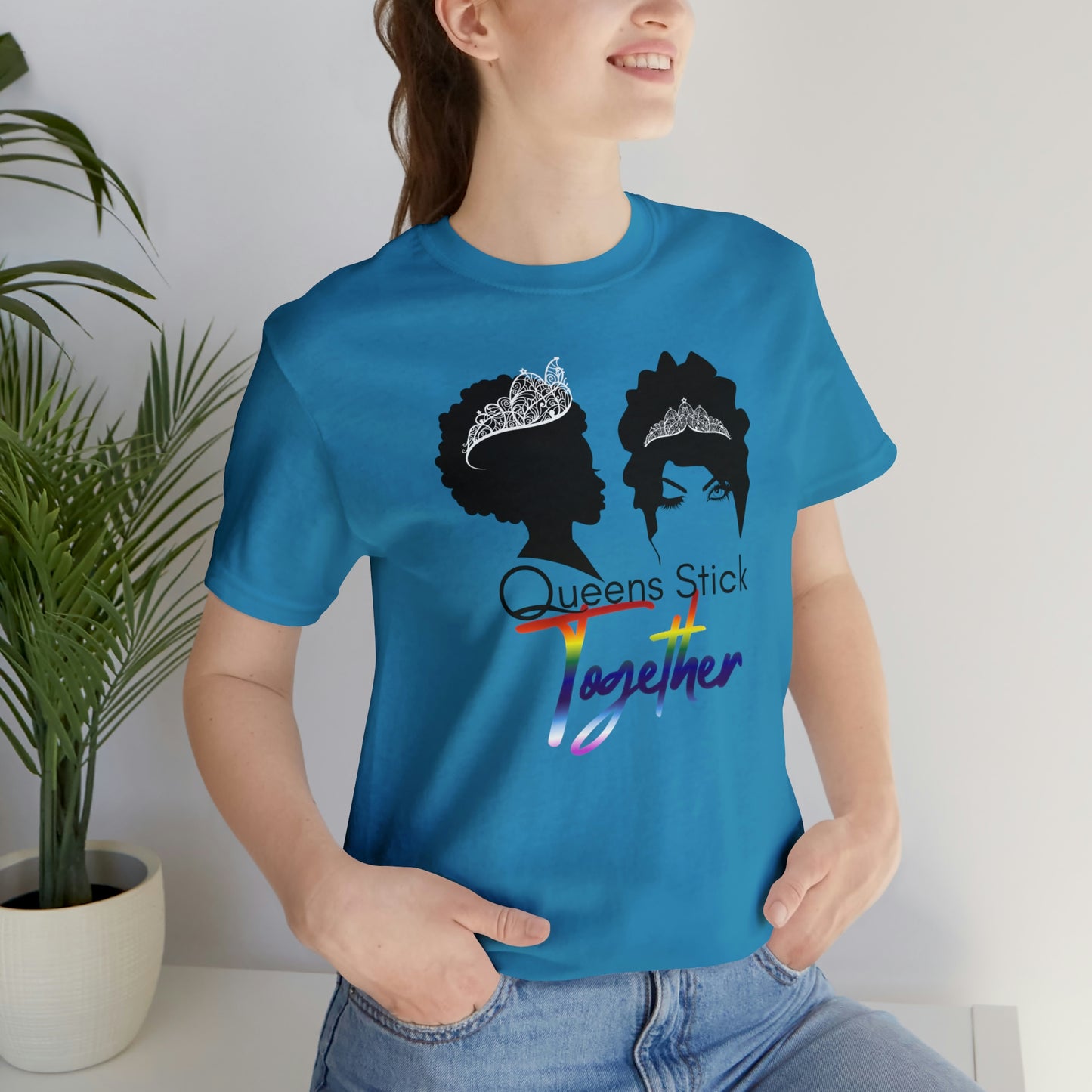 Queens Stick Together - LGBTQ - Short Sleeve Tee