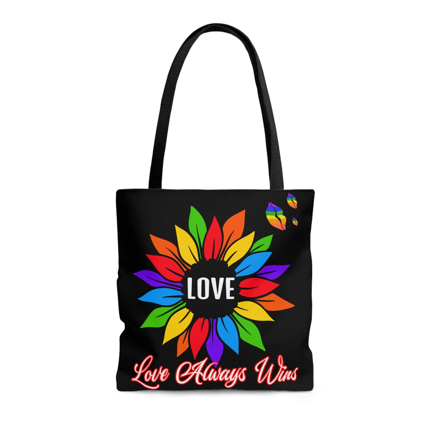 Love Always Wins - Traditional Rainbow - Tote Bag (AOP)