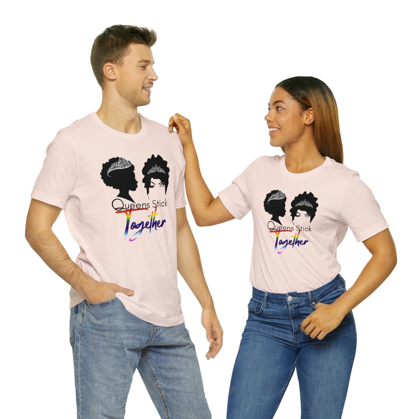 Queens Stick Together - LGBTQ - Short Sleeve Tee