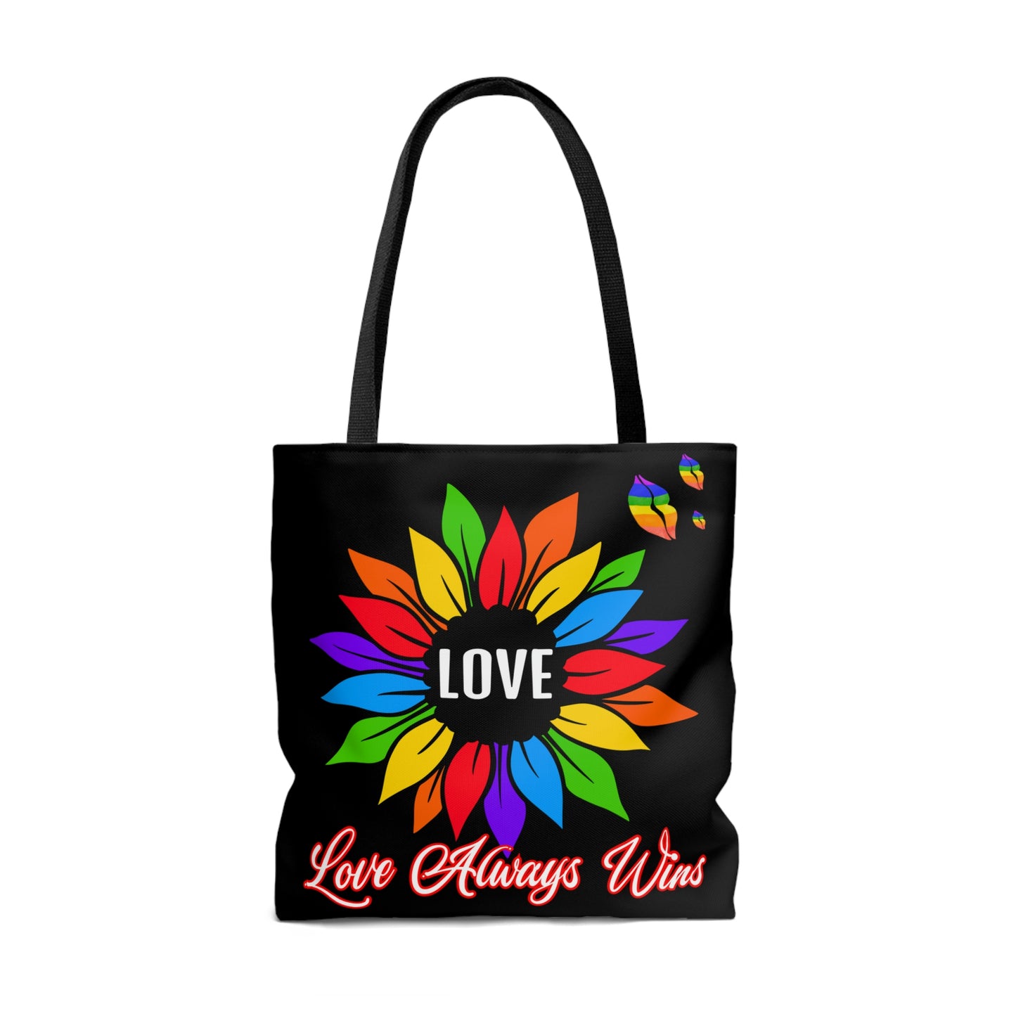 Love Always Wins - Traditional Rainbow - Tote Bag (AOP)