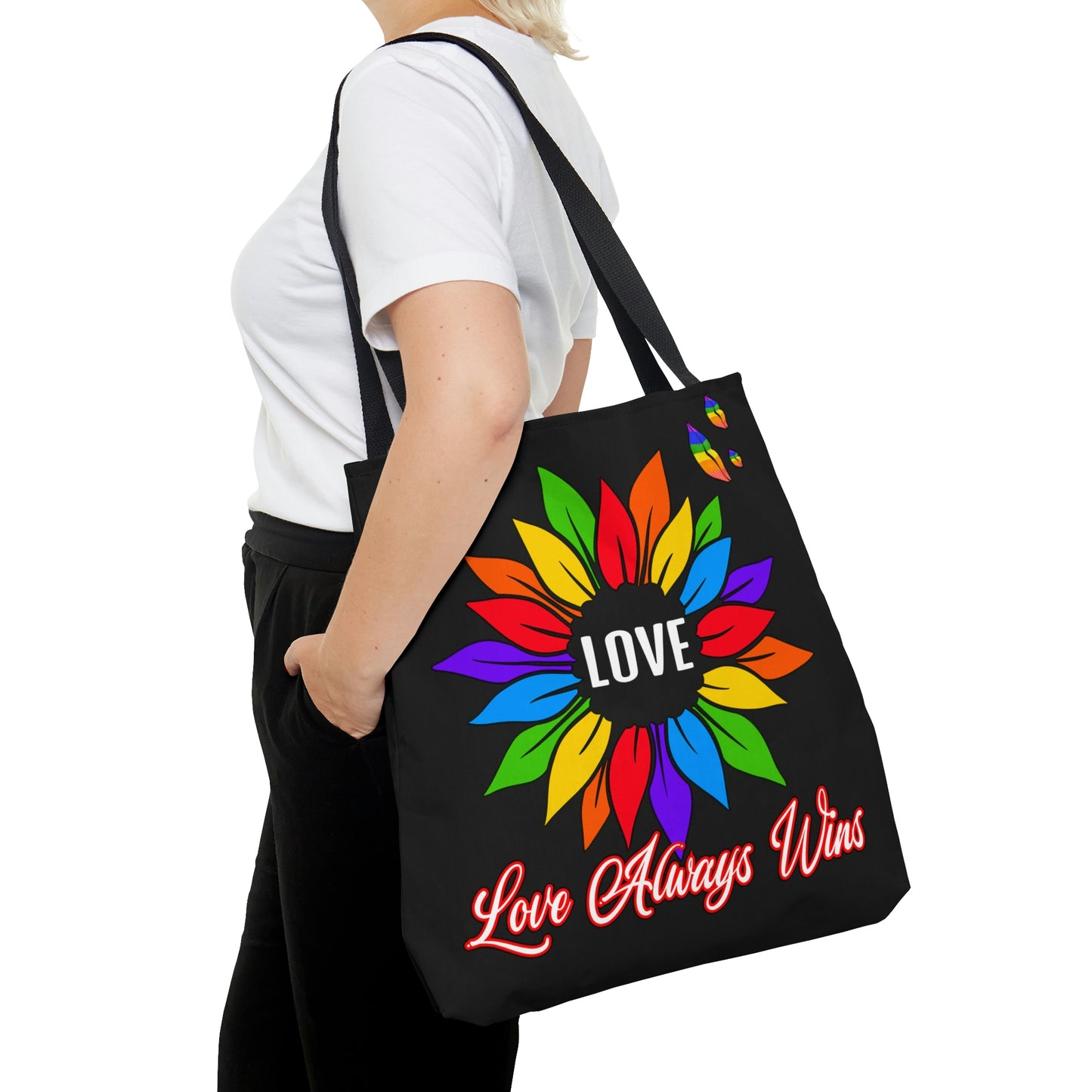 Love Always Wins - Traditional Rainbow - Tote Bag (AOP)