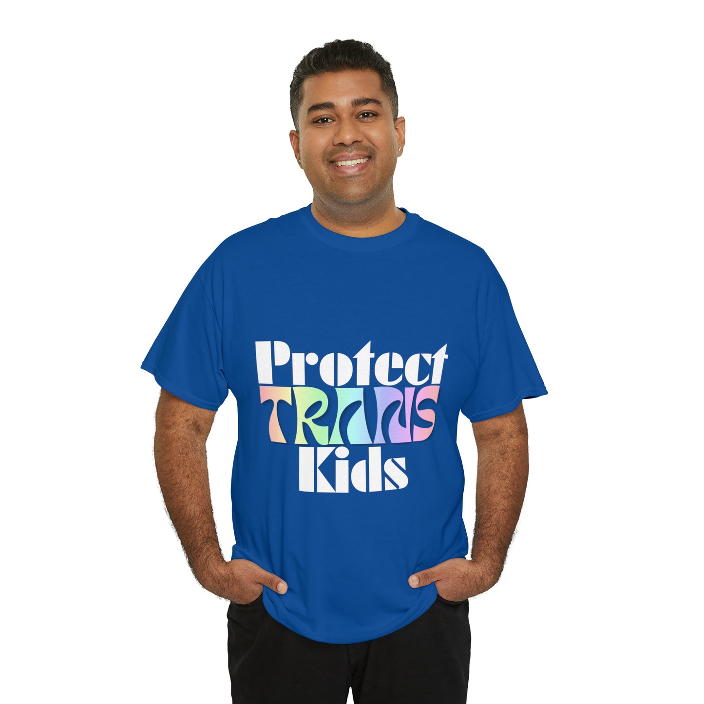 Protect TRANS Kids - Dark Color Cotton Tee