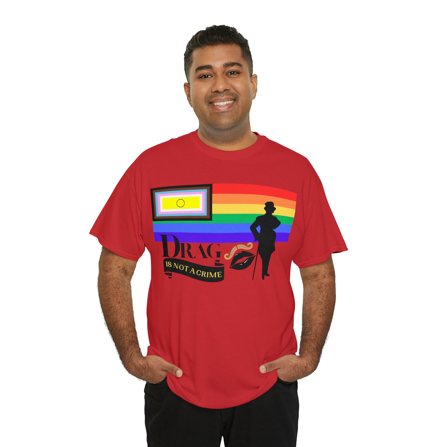 Drag is Not a Crime - Victor Victoria/Burlington Bertie Bow Spoof Cotton Tee