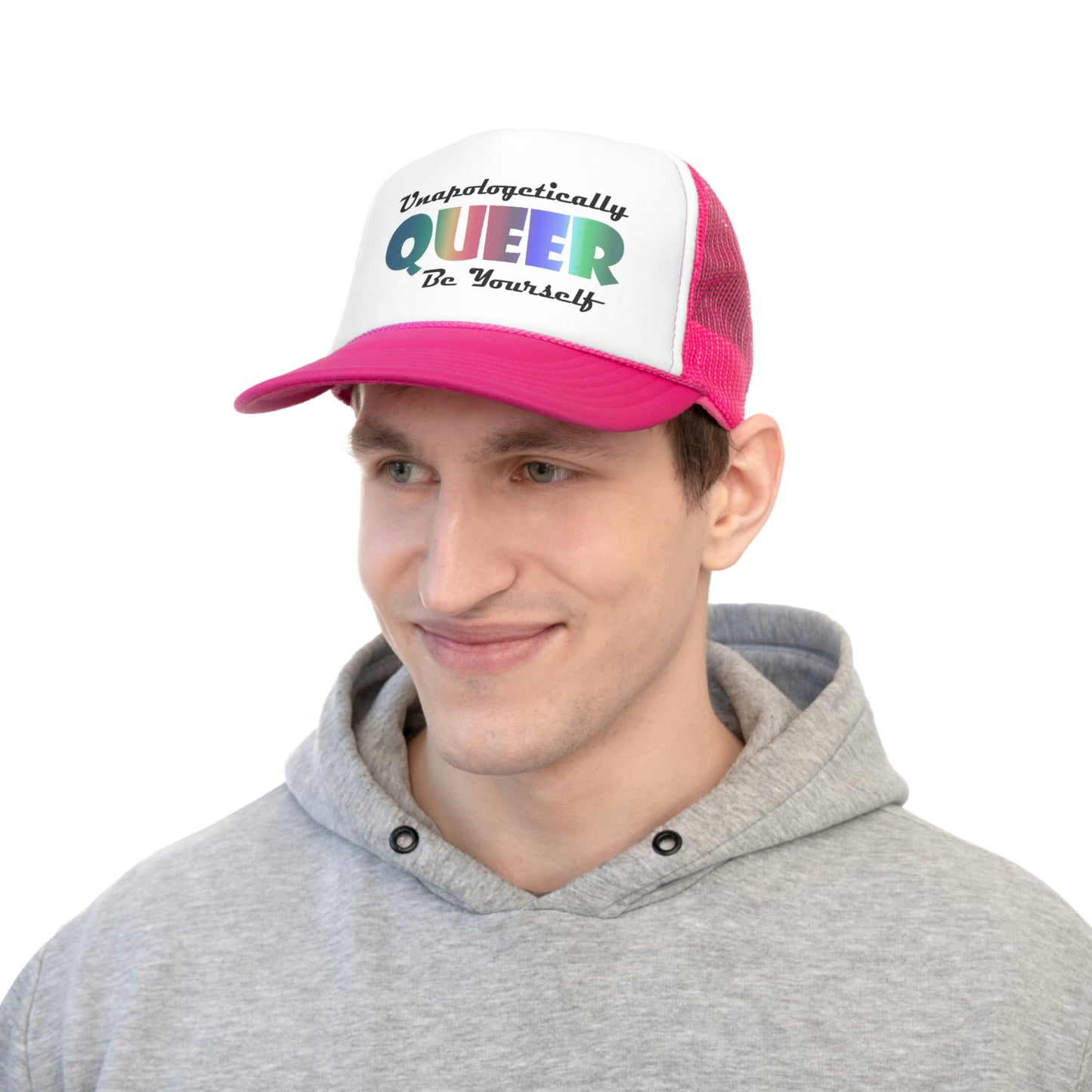 Unapologetically Queer - Be Yourself Trucker Caps