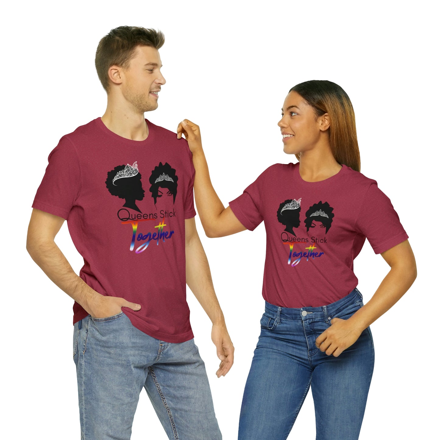 Queens Stick Together - LGBTQ - Short Sleeve Tee