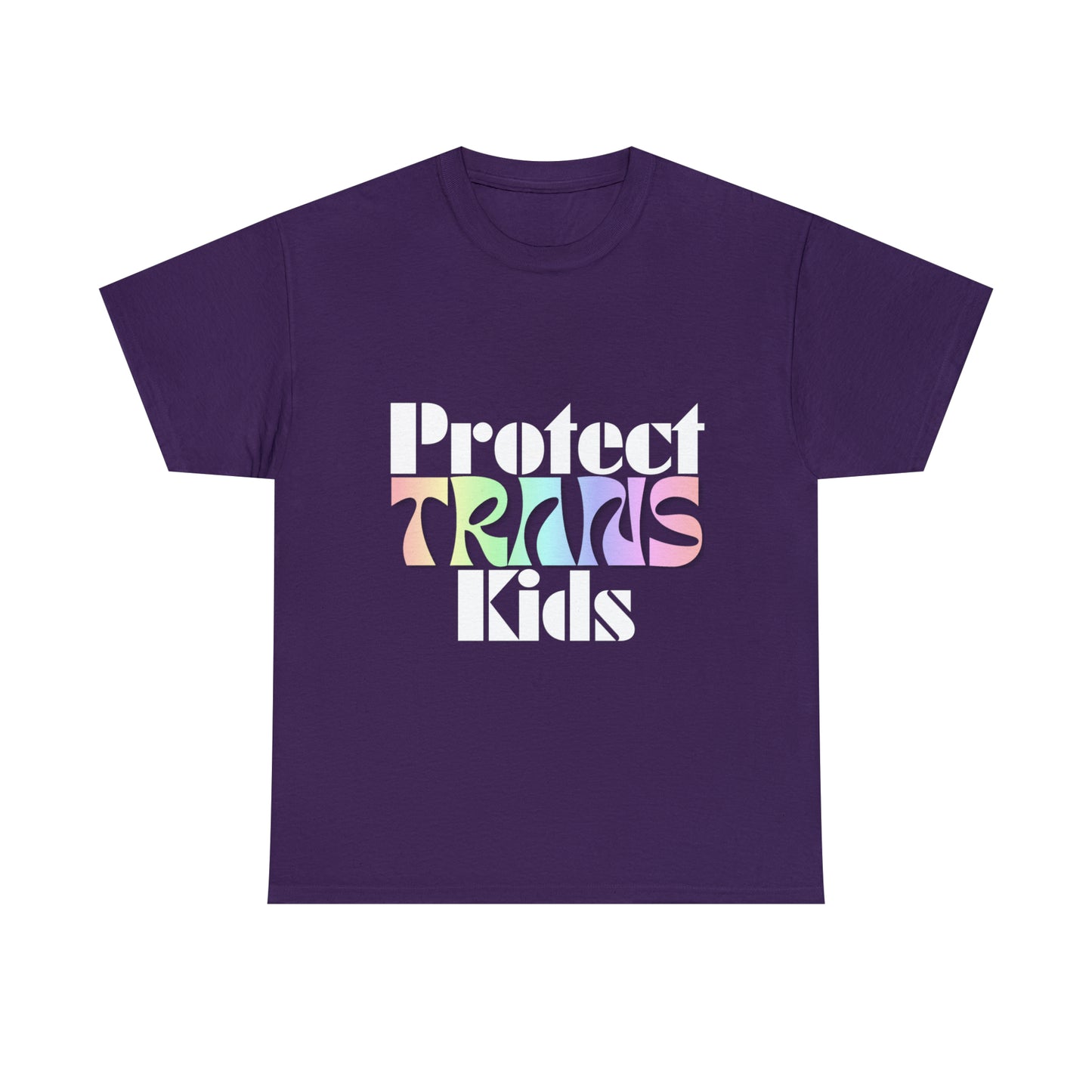 Protect TRANS Kids - Dark Color Cotton Tee