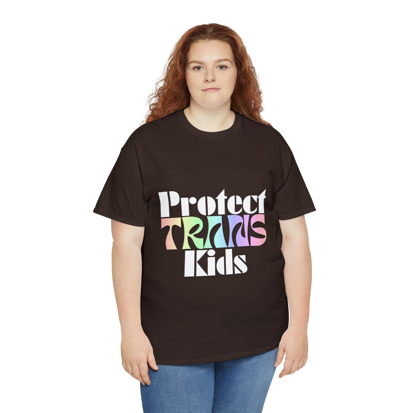 Protect TRANS Kids - Dark Color Cotton Tee