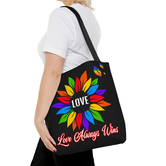 Love Always Wins - Traditional Rainbow - Tote Bag (AOP)