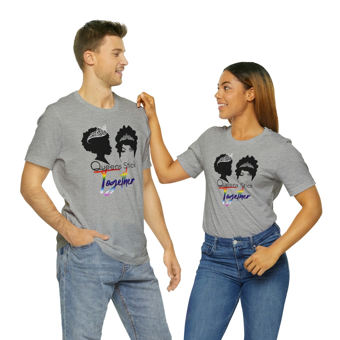 Queens Stick Together - LGBTQ - Short Sleeve Tee