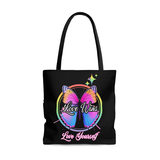 Love Yourself - Butterfly - Trans - Tote Bag (AOP)