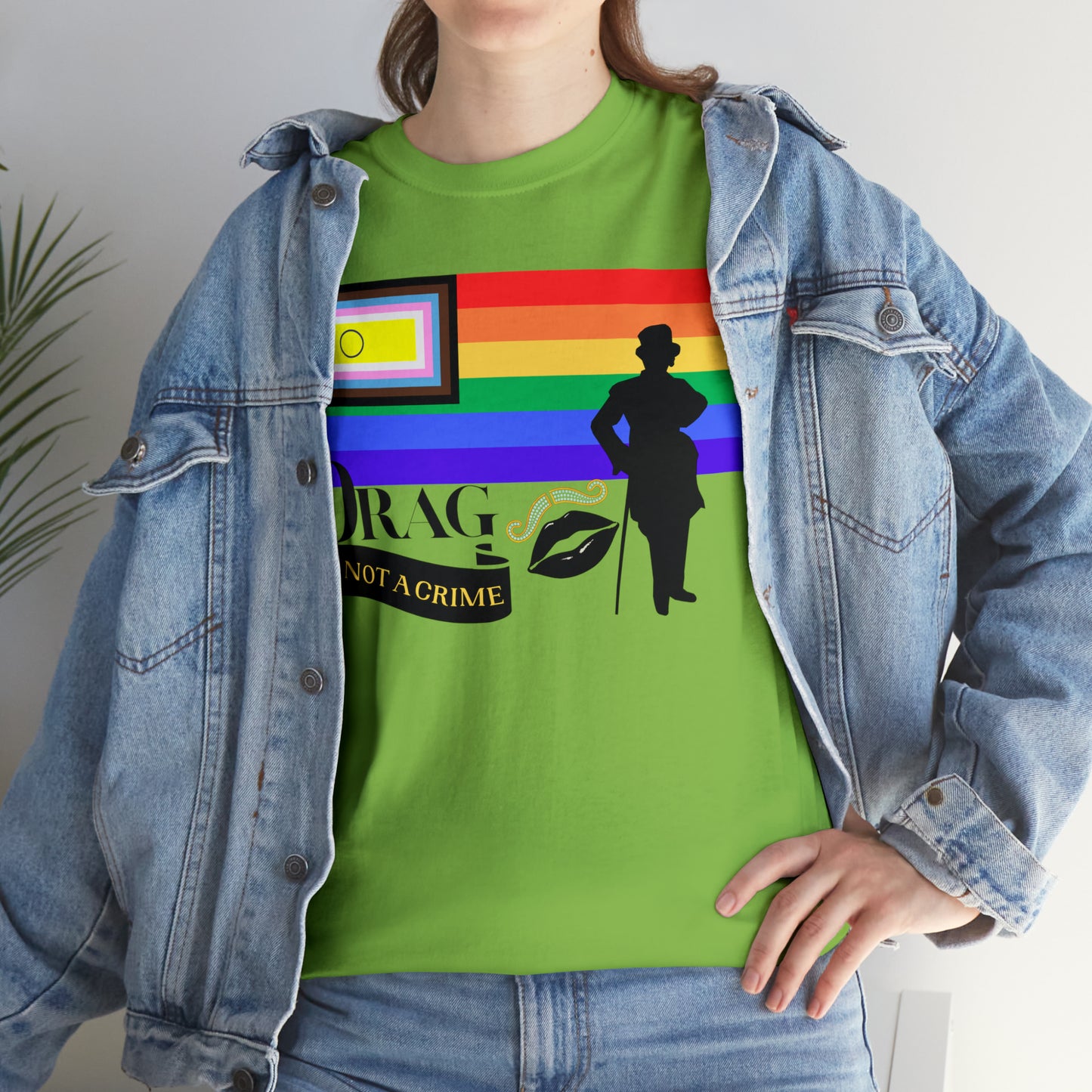 Drag is Not a Crime - Victor Victoria/Burlington Bertie Bow Spoof Cotton Tee