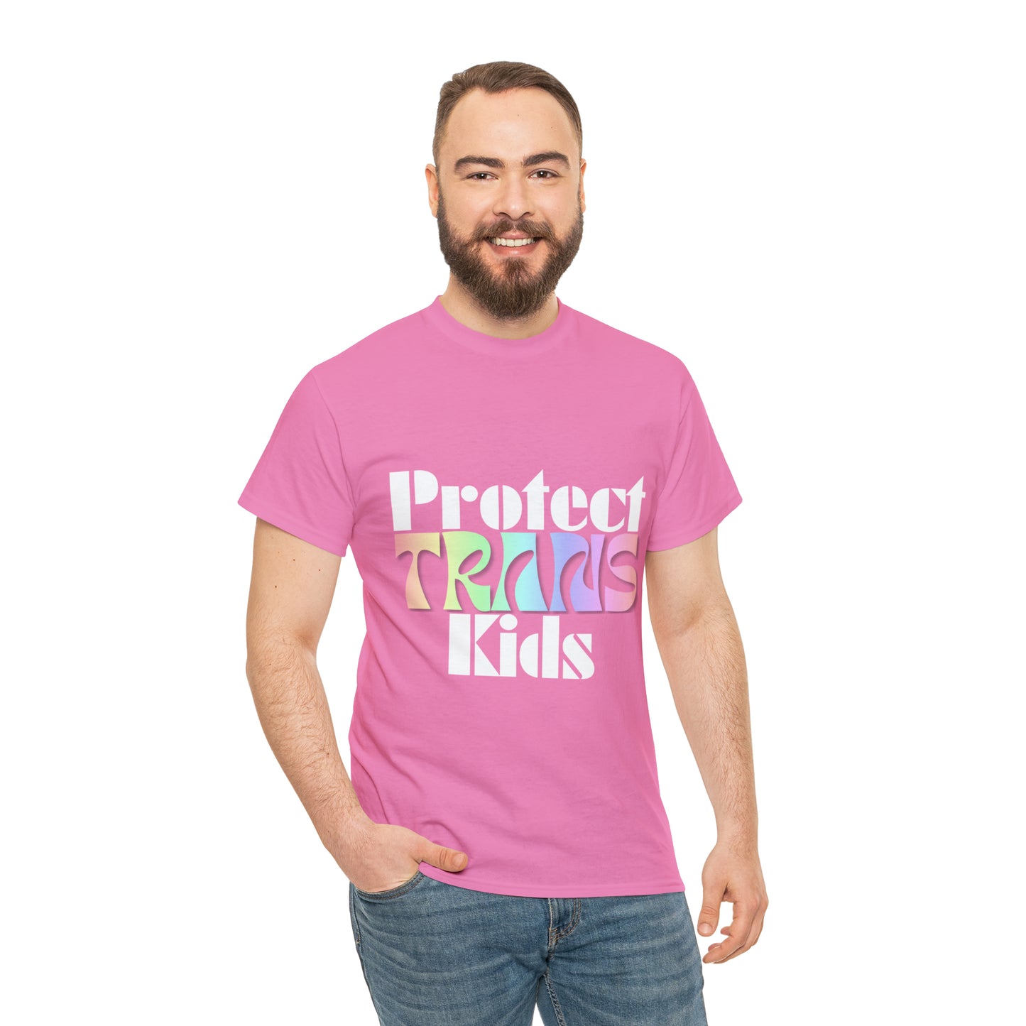 Protect TRANS Kids - Dark Color Cotton Tee