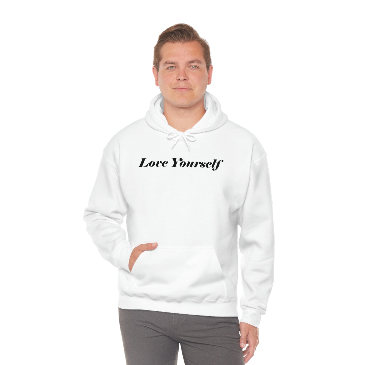 Dear Human Behind Me - Be Proud of Yourself - Unisex Heavy Blend™ Hooded Sweatshirt