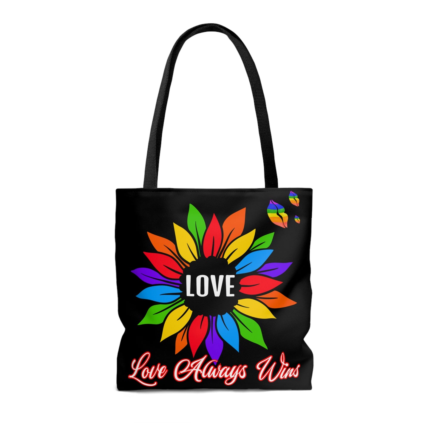 Love Always Wins - Traditional Rainbow - Tote Bag (AOP)