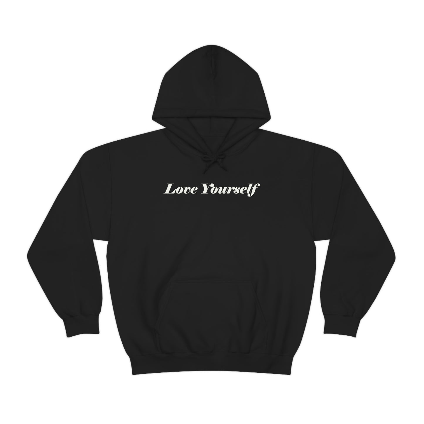 Love Yourself - Dear Human Behind Me - FRONT AND BACK - Unisex Heavy Blend™ Hooded Sweatshirt