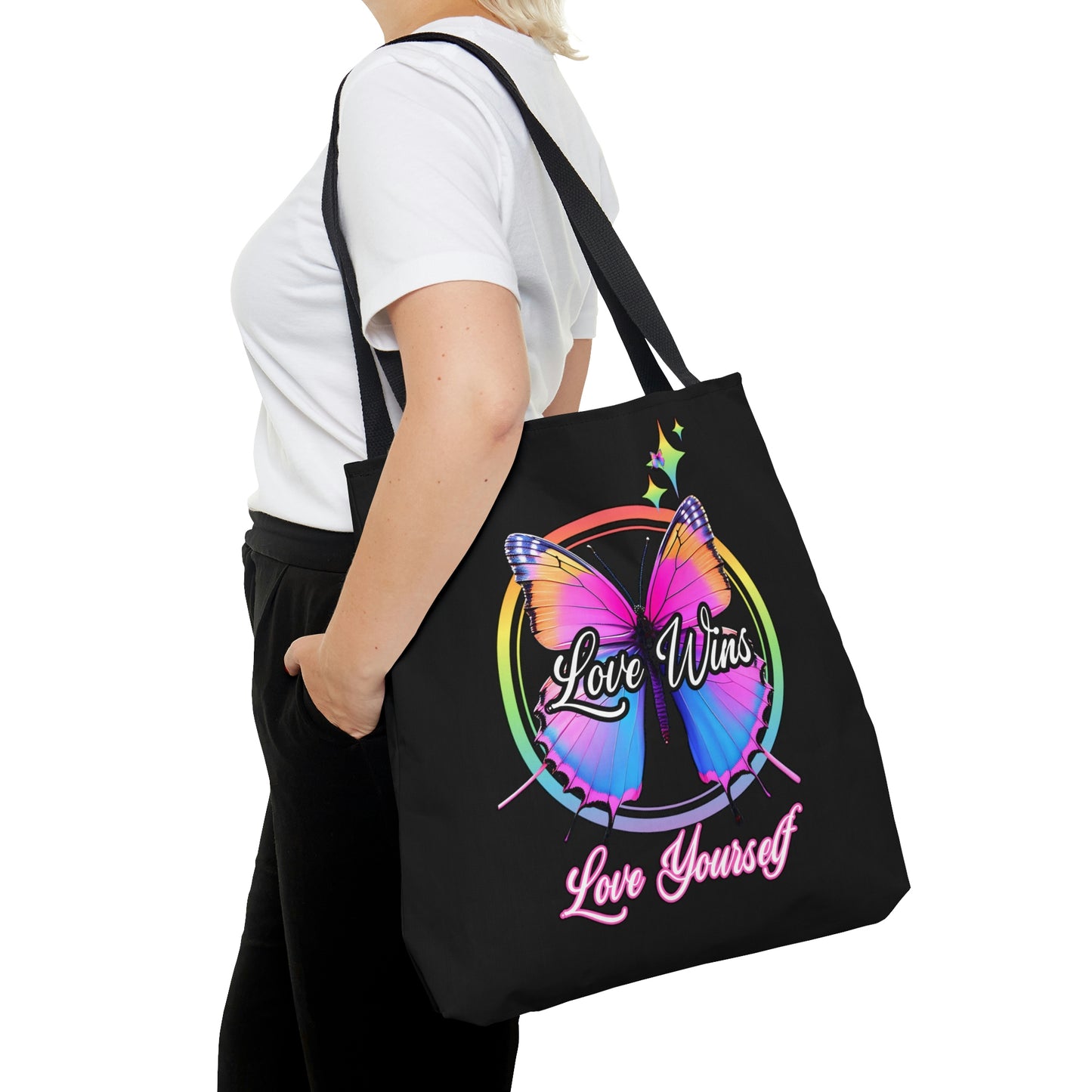 Love Yourself - Butterfly - Trans - Tote Bag (AOP)