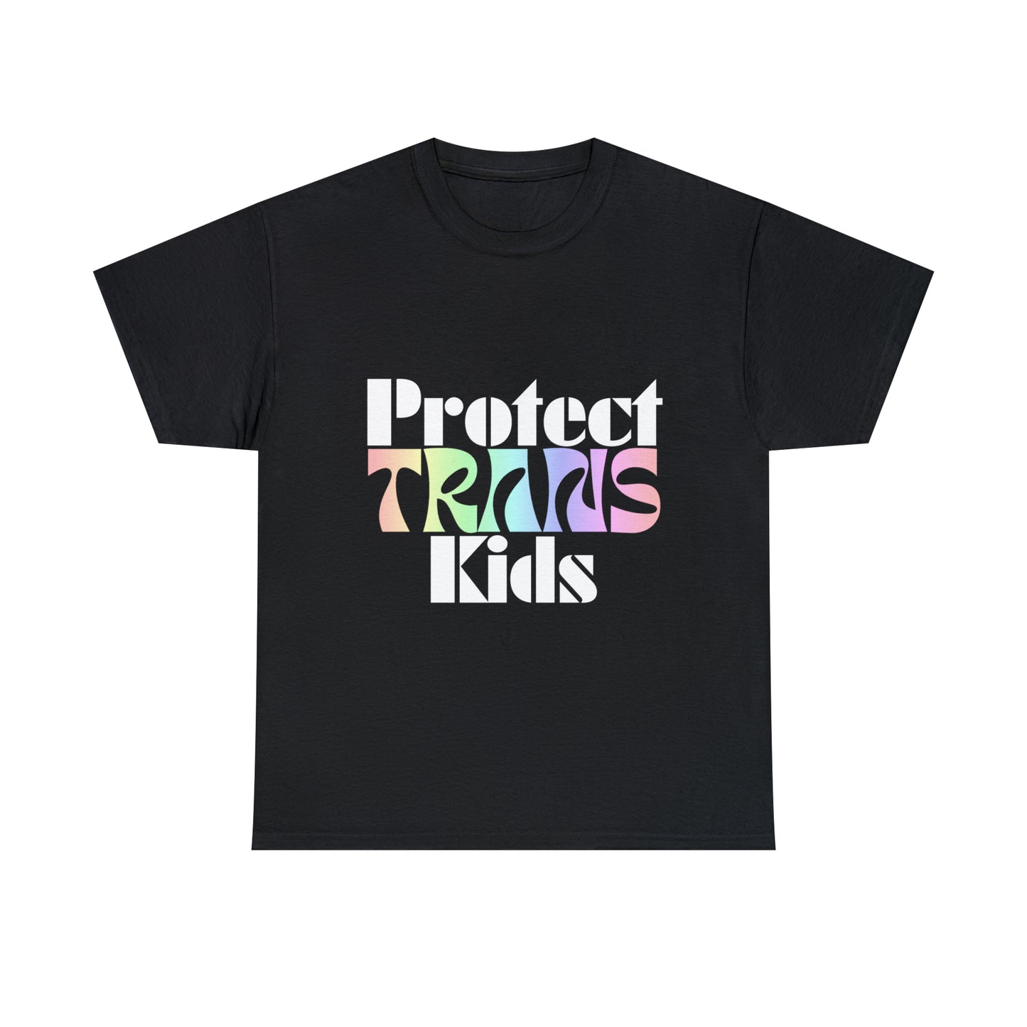 Protect TRANS Kids - Dark Color Cotton Tee