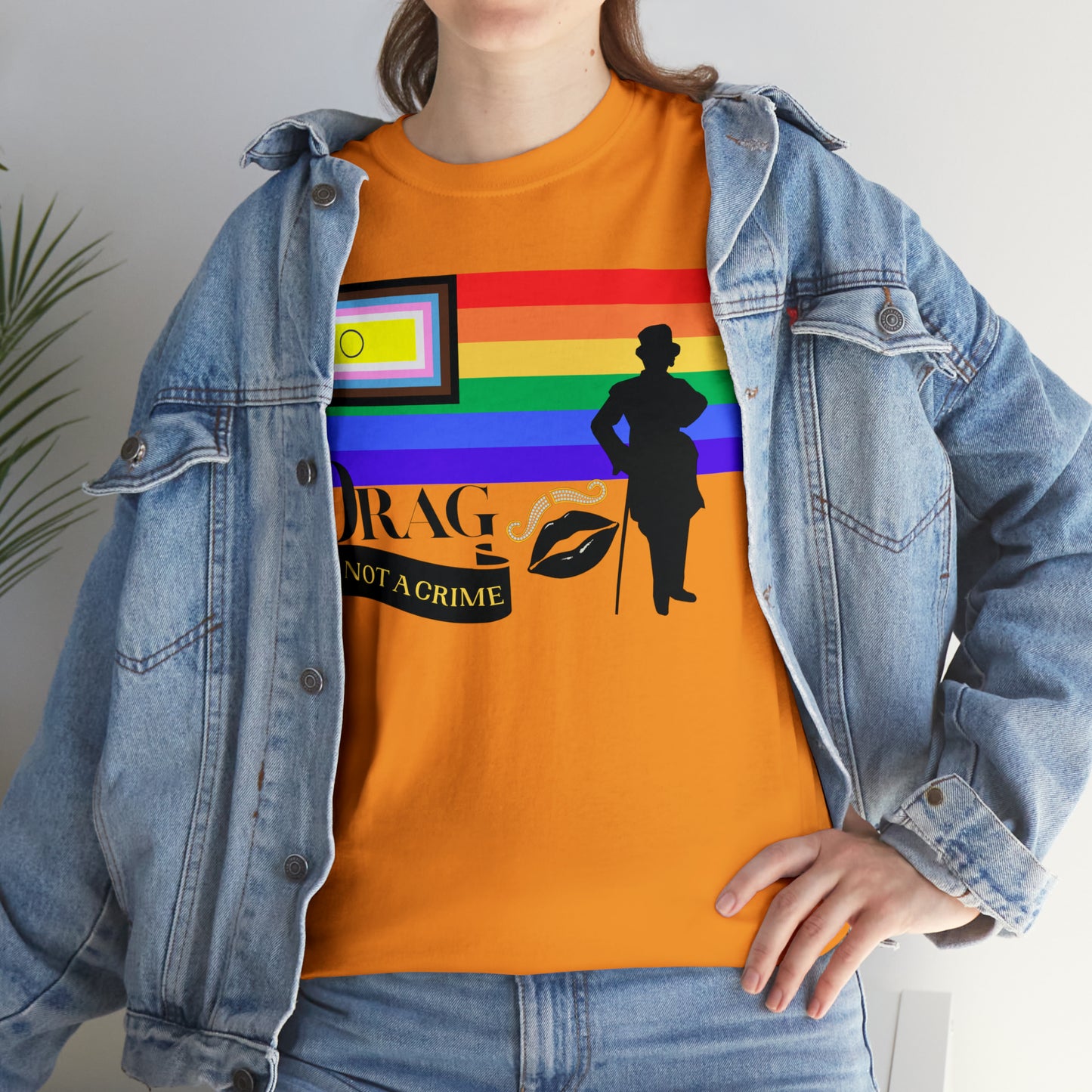 Drag is Not a Crime - Victor Victoria/Burlington Bertie Bow Spoof Cotton Tee