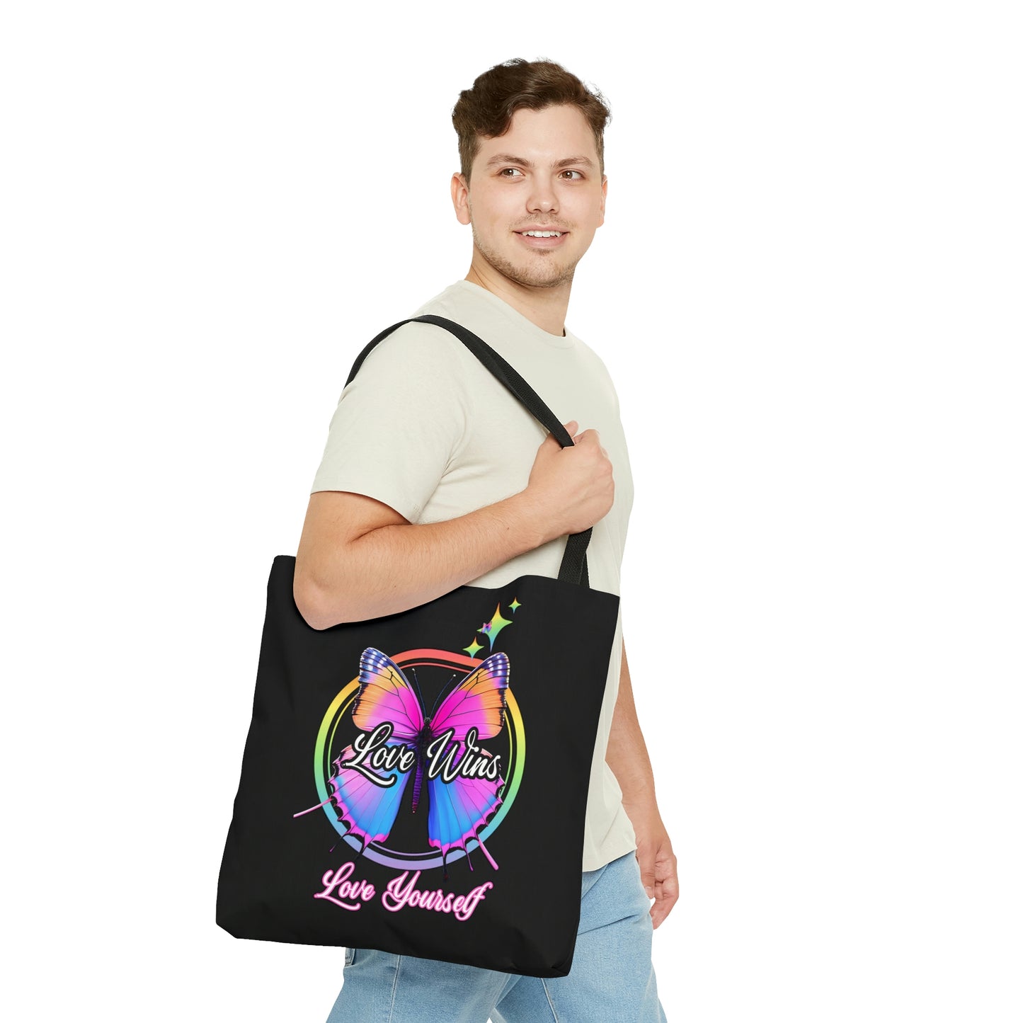 Love Yourself - Butterfly - Trans - Tote Bag (AOP)