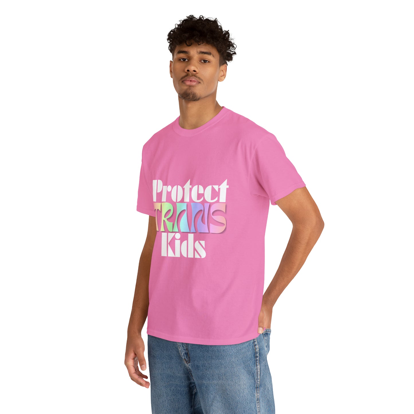 Protect TRANS Kids - Dark Color Cotton Tee