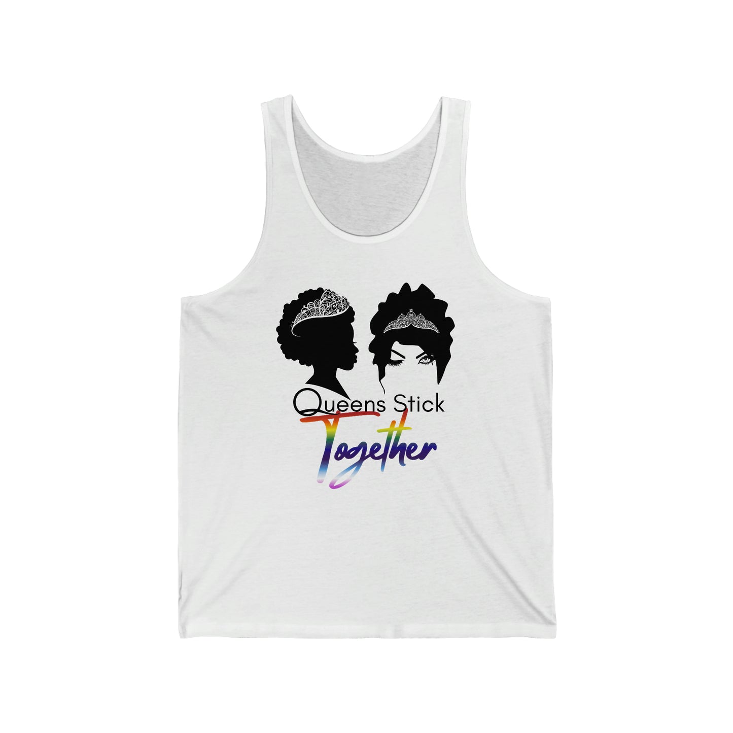 Queens Stick Together - LGBT - Jersey Tank