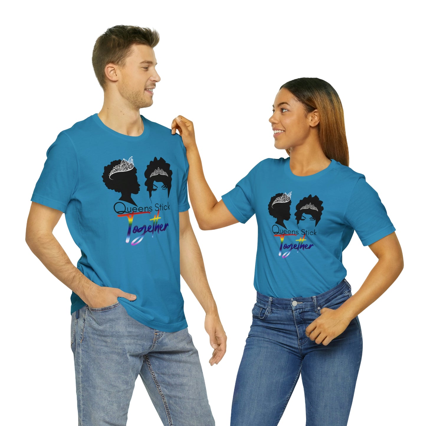 Queens Stick Together - LGBTQ - Short Sleeve Tee