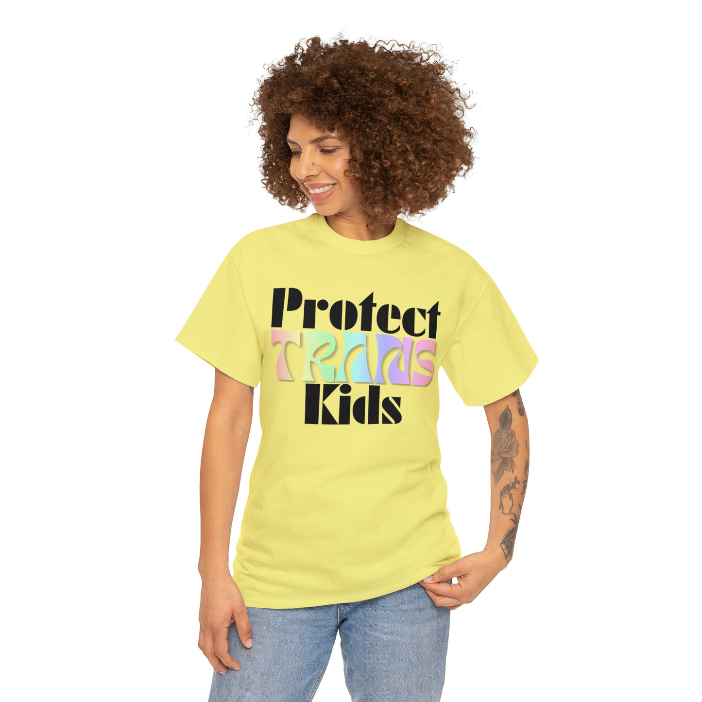 Protect TRANS Kids - Light Color Cotton Tee