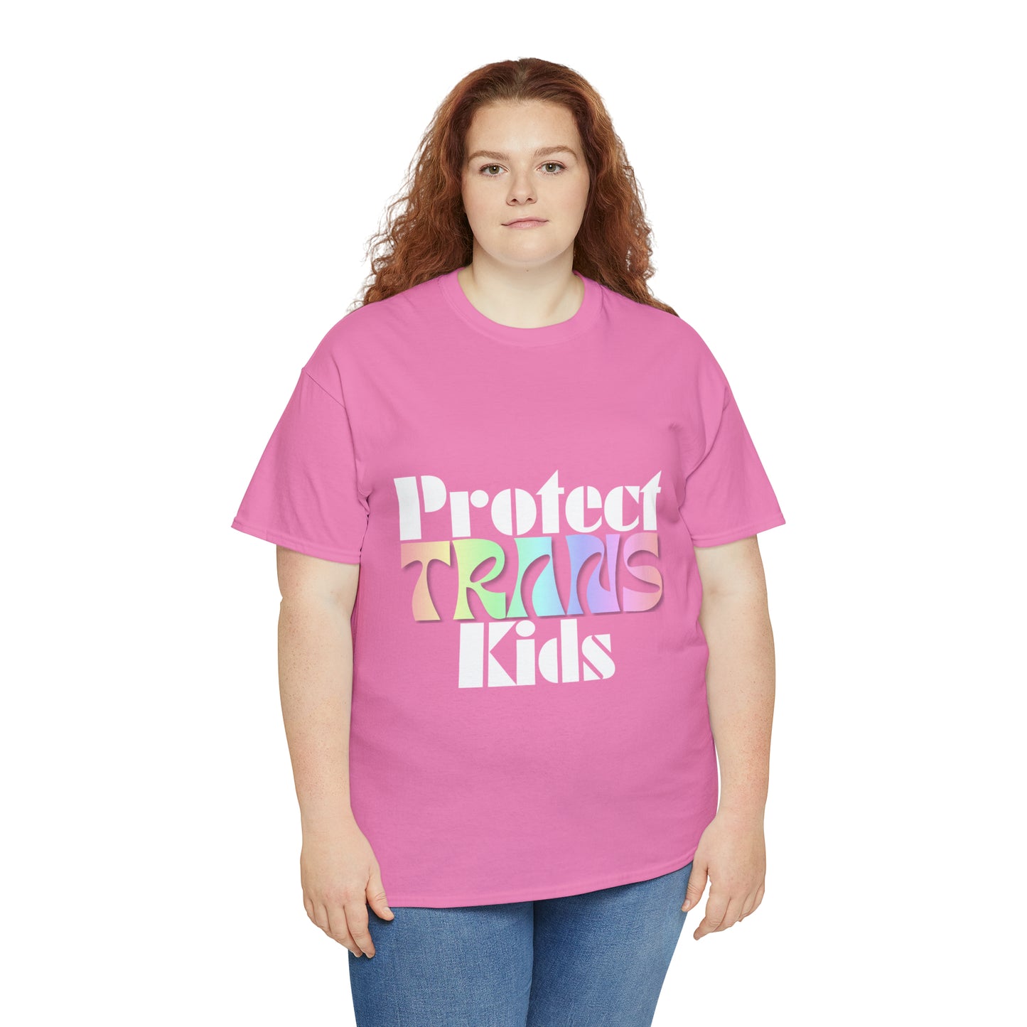 Protect TRANS Kids - Dark Color Cotton Tee